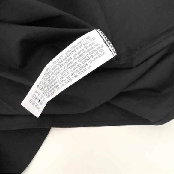 NWT English Factory Black Knit Woven Mixed Dress - Picture 8 of 10